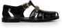 Moschino Platte sandalen Zwart Heren - Thumbnail 4