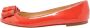 Moschino Pre-Owned Pre-owned Leather flats Orange Dames - Thumbnail 1