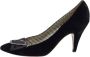Moschino Pre-Owned Pre-owned Satin heels Black Dames - Thumbnail 1
