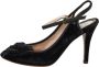 Moschino Pre-Owned Pre-owned Velvet sandals Black Dames - Thumbnail 1