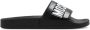 Moschino Rubberen slippers met logo Black Dames - Thumbnail 1