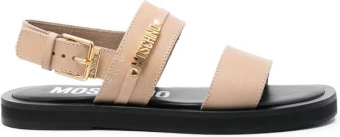 Moschino Sandalen met 2.0 cm zoolhoogte Beige Heren