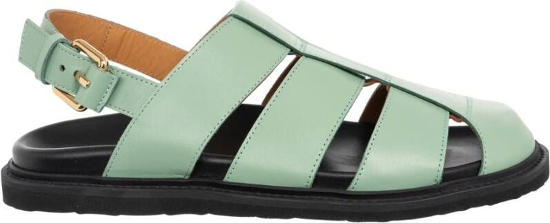 Moschino Sandalen met verstelbare band effen kleur