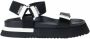 Moschino Sandalen met klittenband Zwart - Thumbnail 1