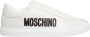 Moschino Serena Leren Sneakers White Heren - Thumbnail 1