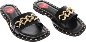 Moschino Sliders Zwart Dames