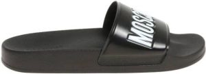 Moschino Logo Slippers Zwart Mb28022 G1 Fg1000 Zwart Heren