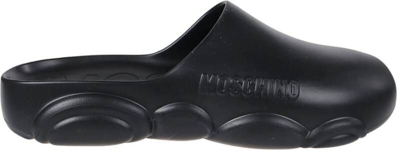 Moschino Zwarte Gummy Bear Muiltjes Black Heren