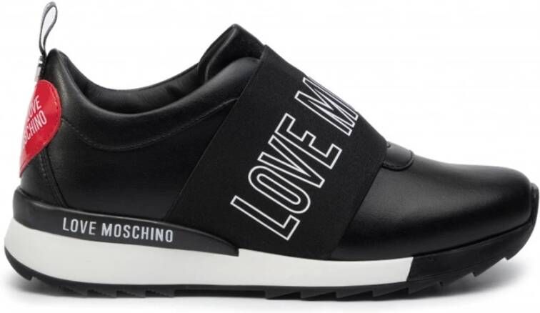 Moschino Dames Casual Zwarte Sneakers Black Dames