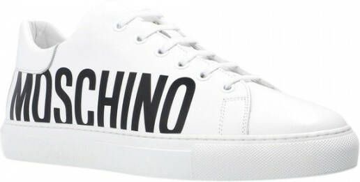 Moschino Sneakers logo mb15012g1cga0100 Wit Heren