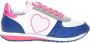 Love Moschino Synthetische en Suède Sneakers voor Dames White Dames - Thumbnail 2