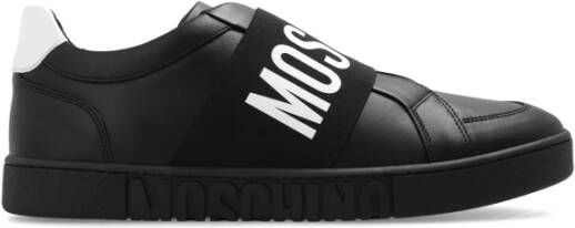 Moschino Sneakers met logo Black Heren