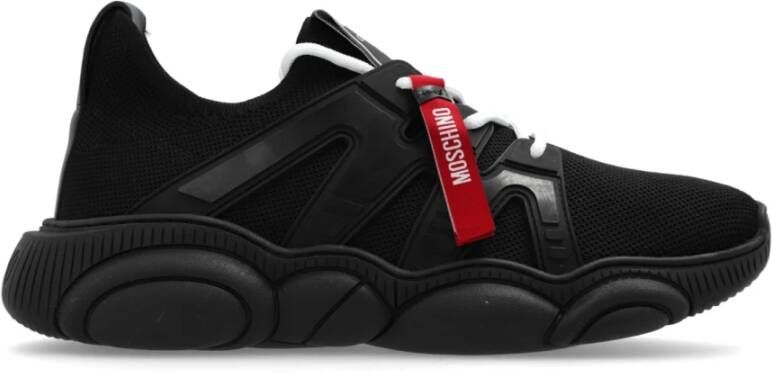 Moschino Sneakers met logo Black Heren