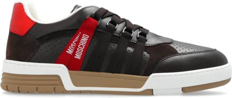Moschino Sneakers met logo Multicolor Heren