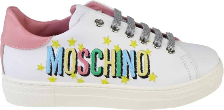 Moschino Witte Sneakers White Dames