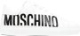 Moschino Witte Leren Sneakers met Vetersluiting White Dames - Thumbnail 1