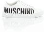 Moschino Witte platte schoenen met unieke print en effen design White Heren - Thumbnail 6