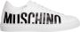 Moschino Witte casual sneakers met contrasterende logo belettering White Heren - Thumbnail 2
