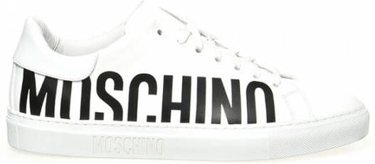 Moschino Sneakers With Logo Wit Heren