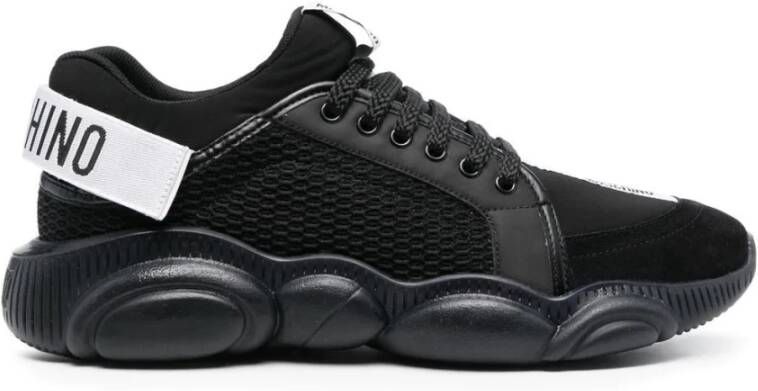 Moschino Teddy Sneakers Zwart Black Heren - Foto 3