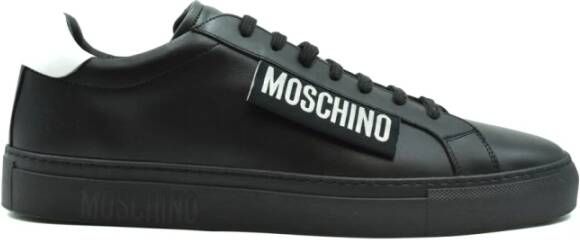 Moschino Stijlvolle herensneakers Black Heren