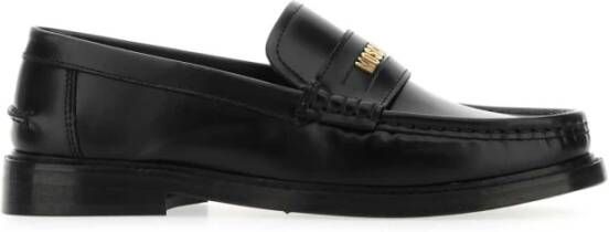 Moschino Stijlvolle Mocassins Black Dames