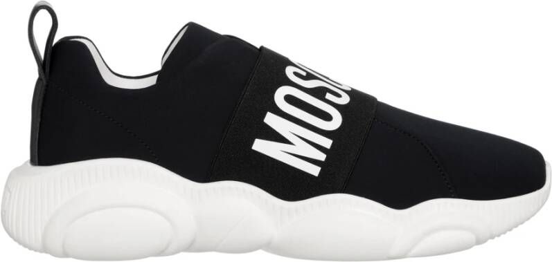 Moschino Veelzijdige Teddy Bear Sneakers Black Dames