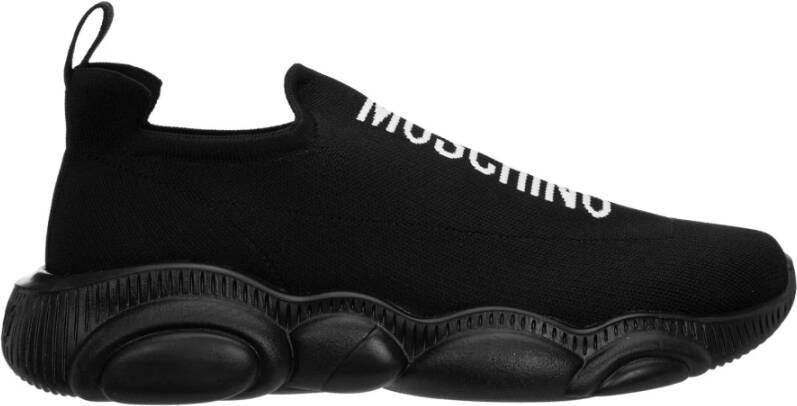 Moschino Teddy Bear Sneakers Stijlvolle Herenschoenen Black Heren - Foto 3