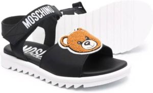 Moschino Teddybeer motief sandalen Zwart Dames