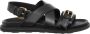 Moschino Verstelbare gespsandalen effen kleur - Thumbnail 1