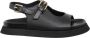 Moschino Verstelbare gespsandalen effen kleur - Thumbnail 1