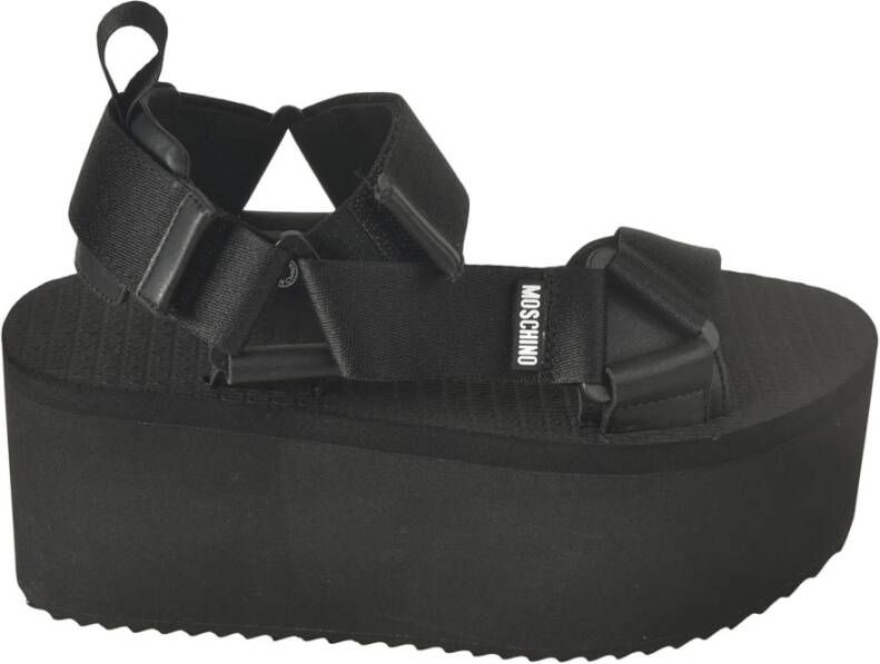 Moschino Wedges Black Dames