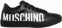 Moschino women& shoes leather trainers sneakers Serena Zwart Dames - Thumbnail 1