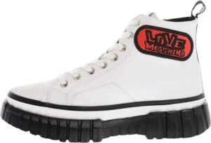 Moschino Women's High Top Sneakers Wit Dames