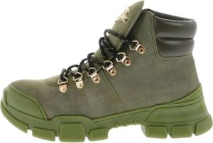 Moschino Women's Lace-up Boots Groen Dames