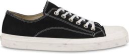Moschino Zwarte Canvas Flatform Sneakers