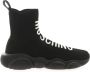 Moschino Zwarte hoge sok sneakers Black Dames - Thumbnail 1