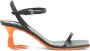 Moschino Zwarte Nappa Leren Sandalen Elegante Stijl Black Dames - Thumbnail 1