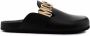 Moschino Zwarte platte schoenen Black Heren - Thumbnail 1