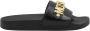 Moschino Zwarte platte schoenen voor heren Black Heren - Thumbnail 3