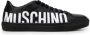 Moschino Zwarte Sneakers met Pinafore Metalen Breedte Zwart Heren - Thumbnail 7