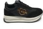 Moschino Zwarte Suède Nylon Love Sneaker Ds23Mo04 Ja15074 Black Dames - Thumbnail 2