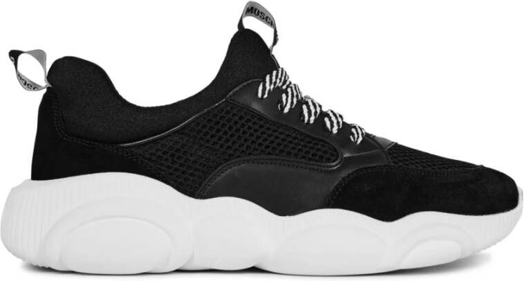 Moschino Low-Top Sneakers Teddy Bear Run Sneakers in zwart