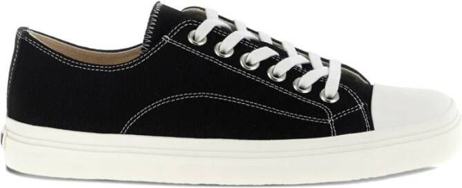 Moschino Zwarte Zijde & Nylon Sneakers