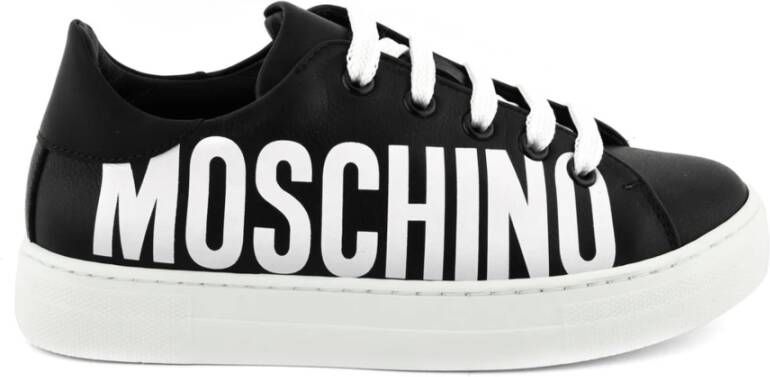 Moschino Zwart Wit Sneakers 74419 Stijlvol