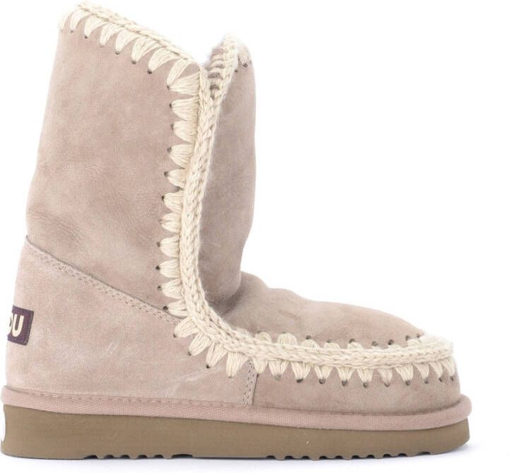 MOU Vachtlaarzen Dames Eskimo Boot Suède Bruin - Foto 5