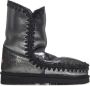 Mou Boots Black Microglitter Double-Face Sheepskin Ankle Boo in zwart - Thumbnail 1