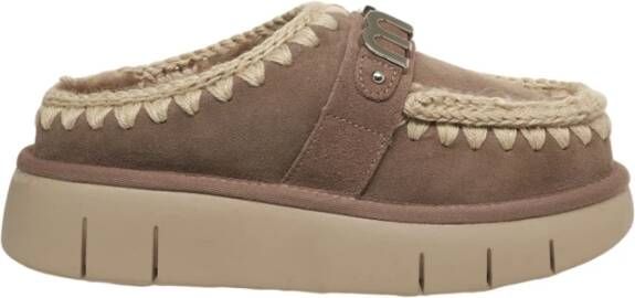 Mou Beige Slip-On Clog Bounce Schoenen