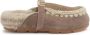 Mou Beige Sandalen met Schapenvacht Voering Beige Dames - Thumbnail 1
