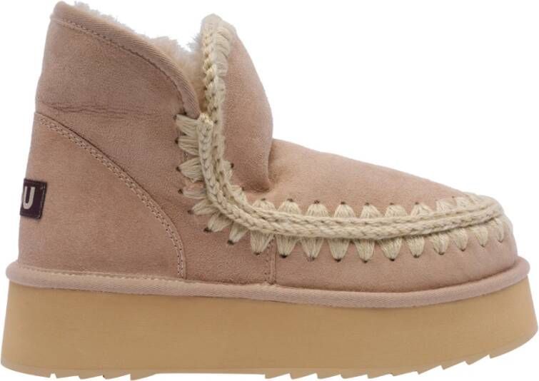 Mou Beige Winterlaarzen